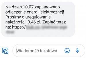 UWAŻAJ NA SMS Z DOPŁATĄ ZA PRĄD – TO MOŻE BYĆ OSZUSTWO