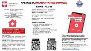 zainstaluj bezpłatną aplikację kwarantanna domowa