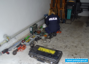 przedmioty pochodzące z przestępstwa zabezpieczone przez policję