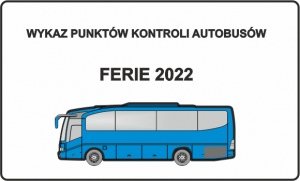 JEŚLI WYRUSZASZ NA ZIMOWY WYPOCZYNEK AUTOKAREM, PIERWSZY POSTÓJ ZRÓB W POLICYJNYM PUNKCIE KONTROLI - FERIE 2022