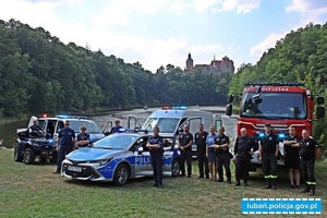 POKAZ TRESURY PSA SŁUŻBOWEGO, SZKOLENIE Z ZASAD UDZIELANIA PIERWSZEJ POMOCY, KONKURS RUCHU DROGOWEGO I WIELE INNYCH ATRAKCJI CZEKAŁO NA UCZESTNIKÓW „ BEZPIECZNEGO” PIKNIKU