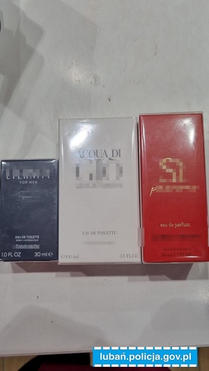 odzyskane 3 sztuki perfum