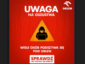 KOLEJNE OSZUSTWO „NA AKCJE ORLENU”. 74-LATEK STRACIŁ PRAWIE 15 TYSIĘCY ZŁOTYCH