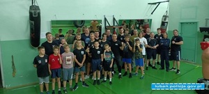 PROFILAKTYCZNE SPOTKANIE Z PIĘŚCIARZAMI Z KLUBU SPORTOWEGO BOJAN BOKS Z LUBANIA