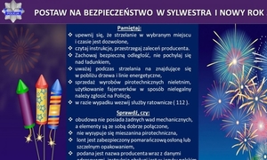 PODSTAWOWE ZASADY BEZPIECZEŃSTWA UŻYTKOWANIA FAJERWERKÓW