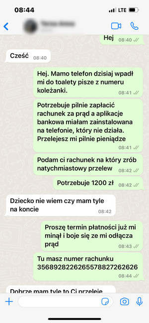 NOWY RODZAJ OSZUSTWA