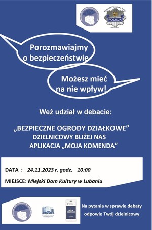 ZAPRASZAMY NA DEBATĘ SPOŁECZNĄ