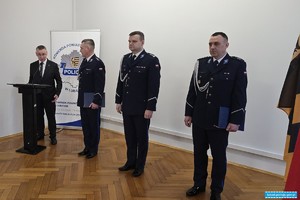 I Zastępca Komendanta Wojewódzkiego Policji we Wrocławiu inspektor Norbert Kurenda, Komendant Powiatowy Policji w Lubaniu nadkom. Artur Ciupka, I Zastępca Komendanta Powiatowego Policji w Lubaniu podkom. Dariuszem Ślęzakiem, Starosta Lubański Pan Zbigniew Zjawin