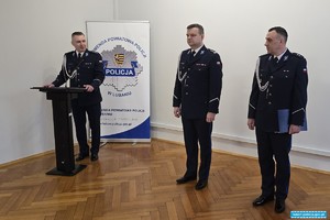 I Zastępca Komendanta Wojewódzkiego Policji we Wrocławiu inspektor Norbert Kurenda wraz Komendantem Powiatowym Policji w Lubaniu nadkom. Arturem Ciupką, I Zastępca Komendanta Powiatowego Policji w Lubaniu podkom. Dariuszem Ślęzakiem