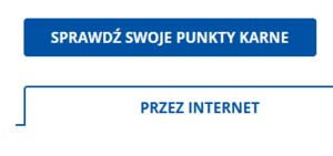 SPRAWDŹ SWOJE PUNKTY KARNE