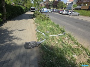 uszkodzona latarnia