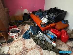 ZABEZPIECZONE PRZEDMIOTY I TRWAJĄCE CZYNNOŚCI - ŚLEDCZY WYJAŚNIAJĄ OKOLICZNOŚCI SPRAWY