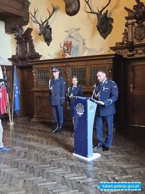 przemówienie Zastępcy Komendanta Wojewódzkiego Policji we Wrocławiu insp. Krzysztofa Kumaszki