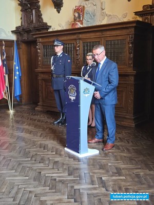 przemówienie Pana Zbigniewa Zjawina Starosty Lubańskiego