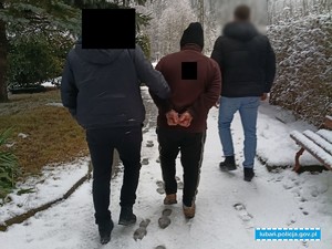 zatrzymana osoba do przestępstwa lichwy