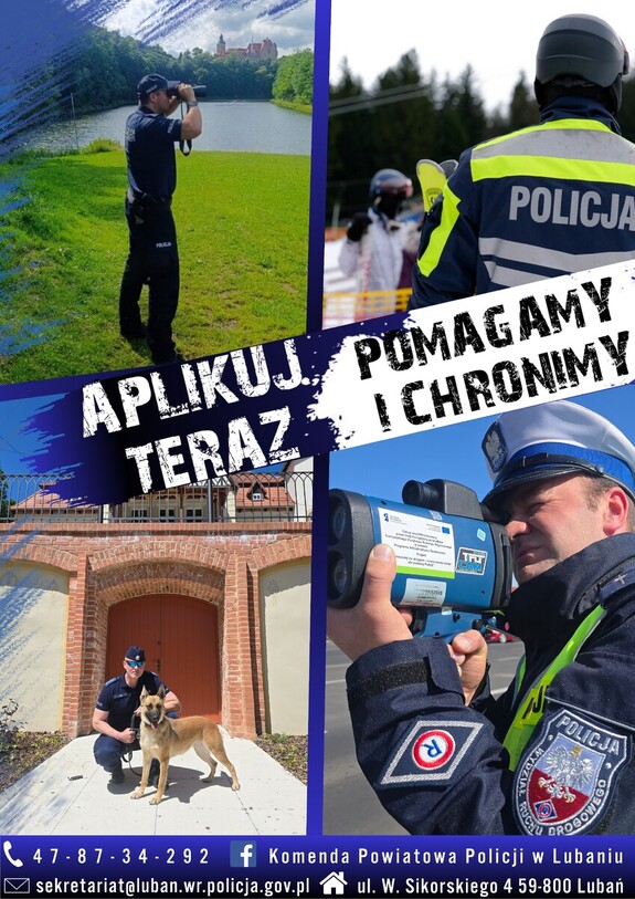 Wstąp w szeregi lubańskiej Policji.