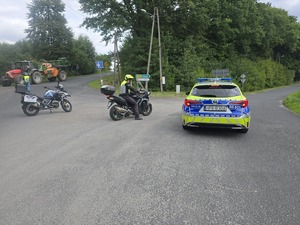Peleton pokoju przejechał przez powiat lubański. Policjanci czuwali nad bezpieczeństwem European Peace Ride 2026