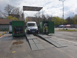 mobilna stacja kontroli pojazdów