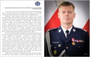 ŻYCZENIA KOMENDANTA WOJEWÓDZKIEGO POLICJI Z OKAZJI ŚWIĘTA POLICJI